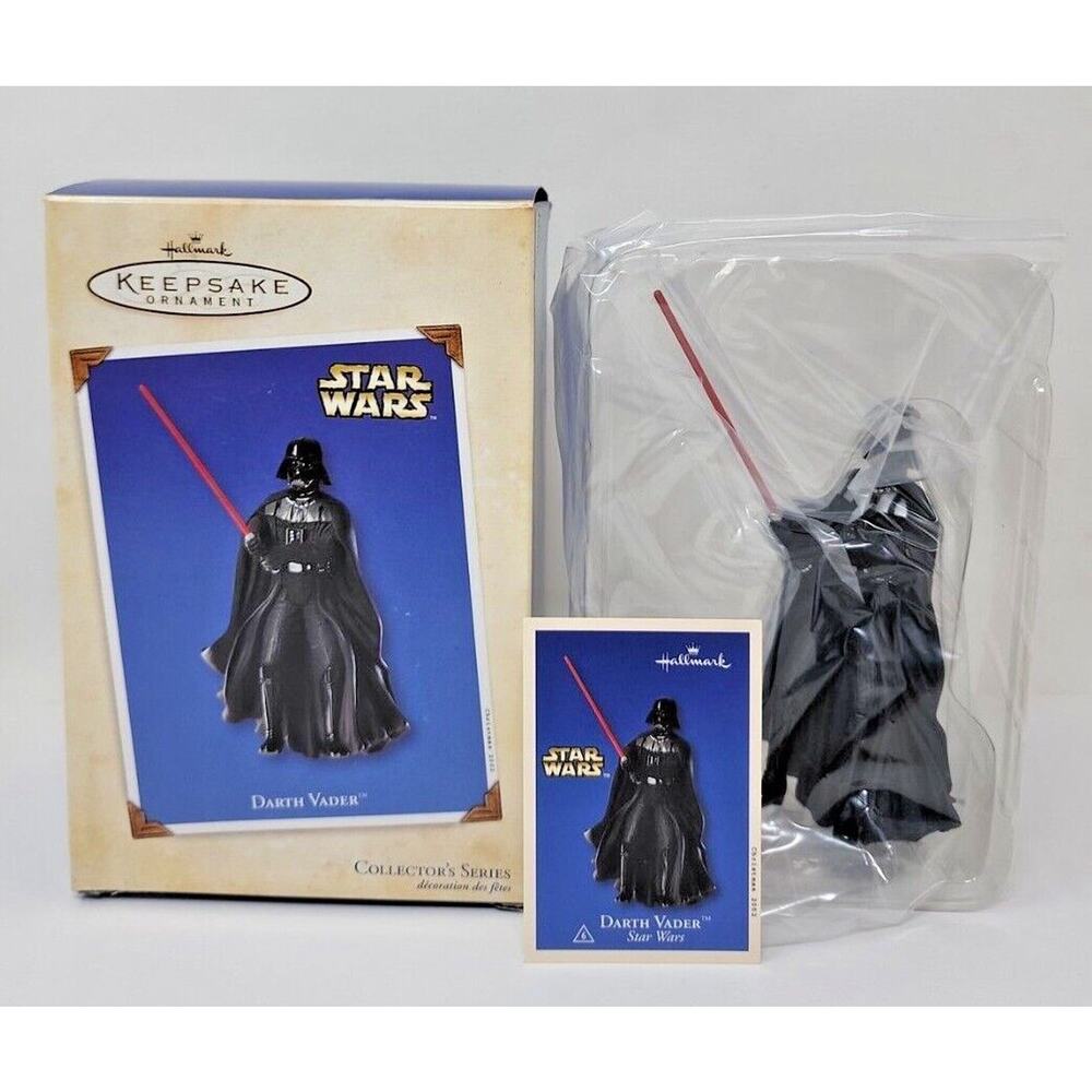 2002 Hallmark Star Wars Darth Vader Collectors Ornament Dill Rhodus NIB U15
